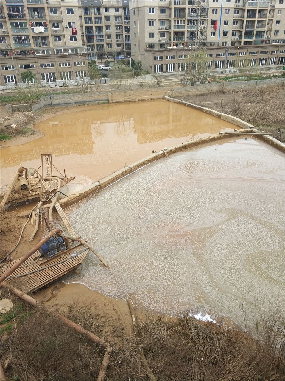 宁津沉淀池淤泥清理-厂区废水池淤泥清淤