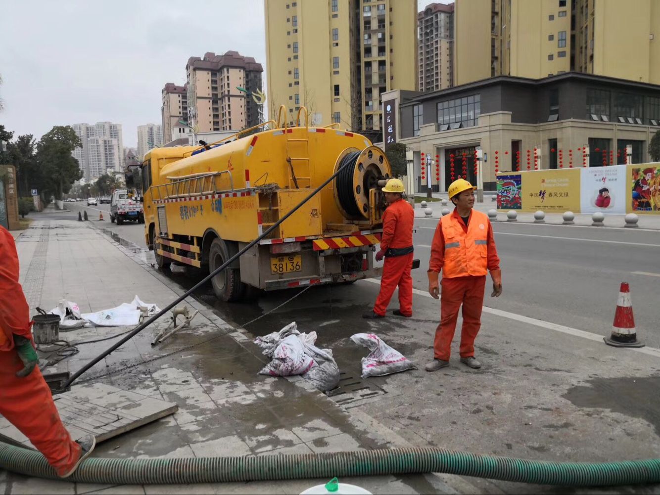 宁津排污管道清淤-管道清洗